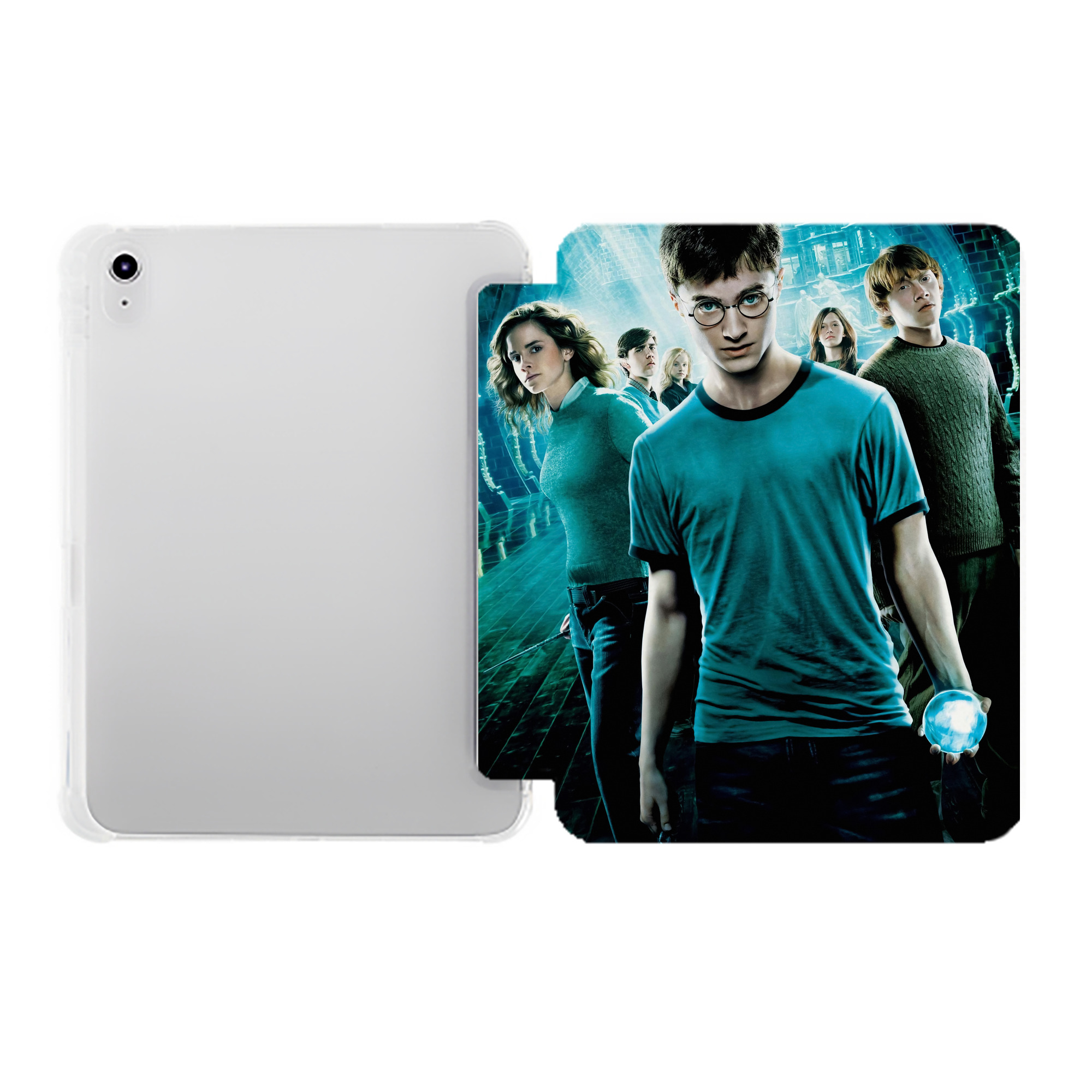 （画像用） Harry Potter ハリー・ポッターシリーズ IPad ケース ペン収納付き 三つ折りスタンド PUレザー×シリコン 対応機種9.5/10.5/10.9インチ